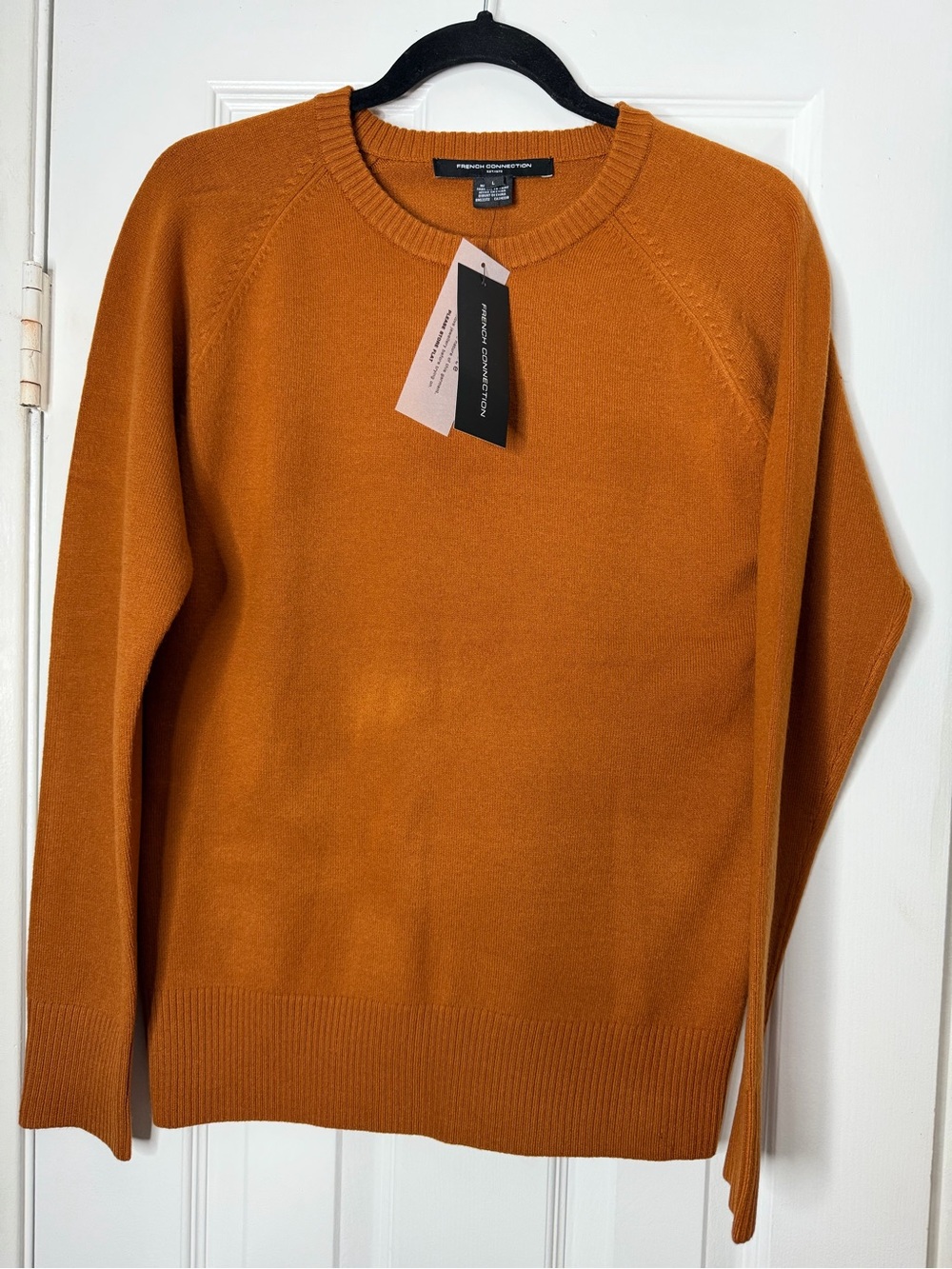 French Connection Women’s Crewneck Sweater in Burnt Orange
